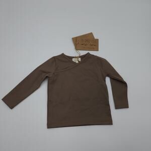 The Simple Folk The Swim Top in Stone Size 6/9 Months